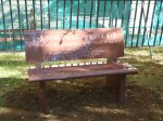 #20 - India Red bench - A 4-0 bench put together with the top piece #19